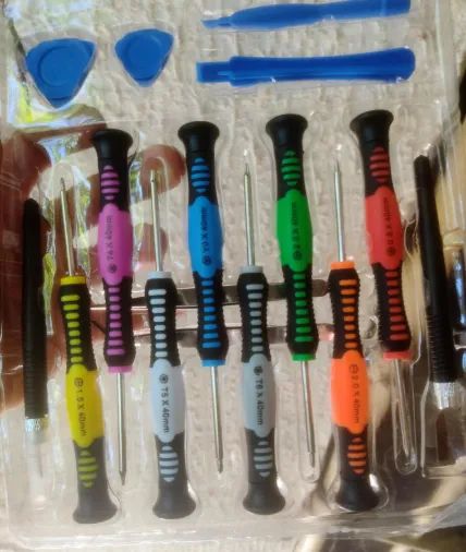 kit completo 16 peças jogos de chaves pra eletrônicos e celular e etc - Foto 2
