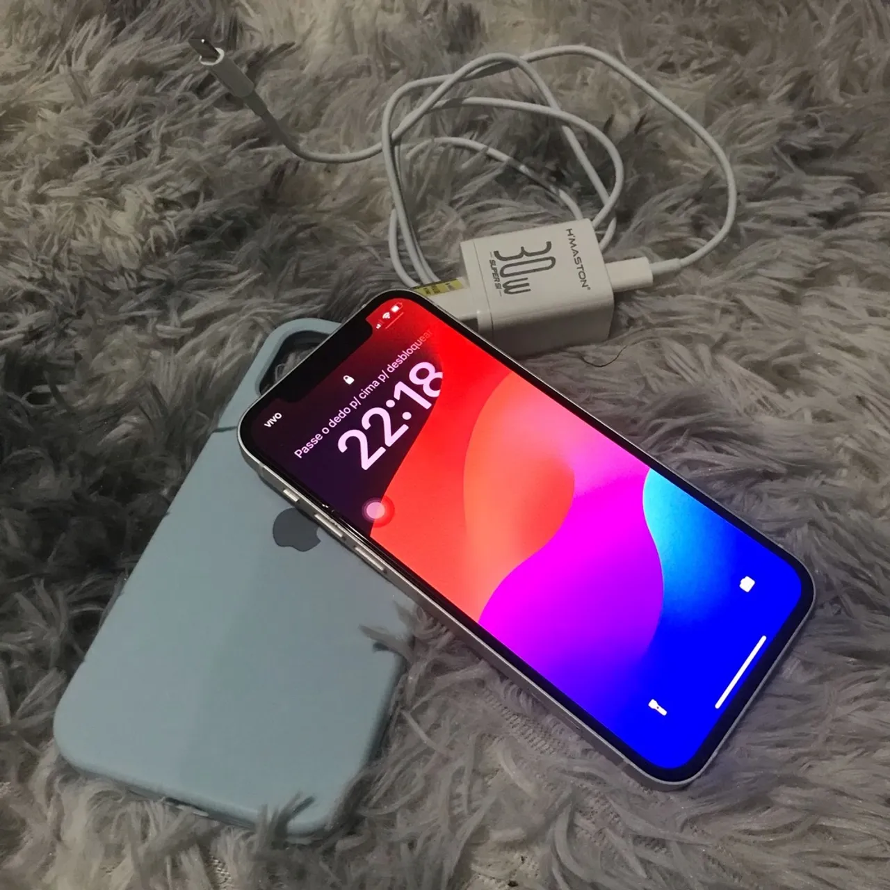 iPhone 12 Branco - 128GB | iOS 17.7 | Bateria 95%