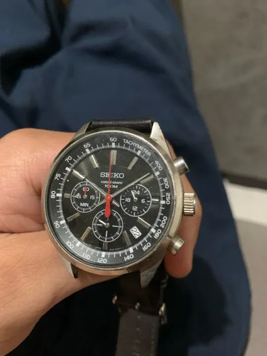 Relógio Seiko Cronógrafo Masculino - Foto 3