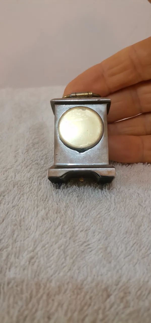 Mini Relógio Antigo de Mesa - Foto 4