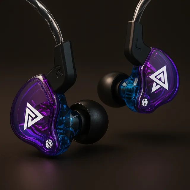 Fone De Ouvido QKZ AK6 Retorno De Palco Com Microfone