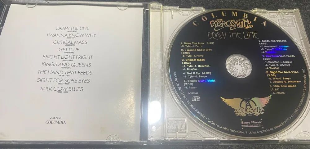 CD Aerosmith - Draw The Line - Foto 3