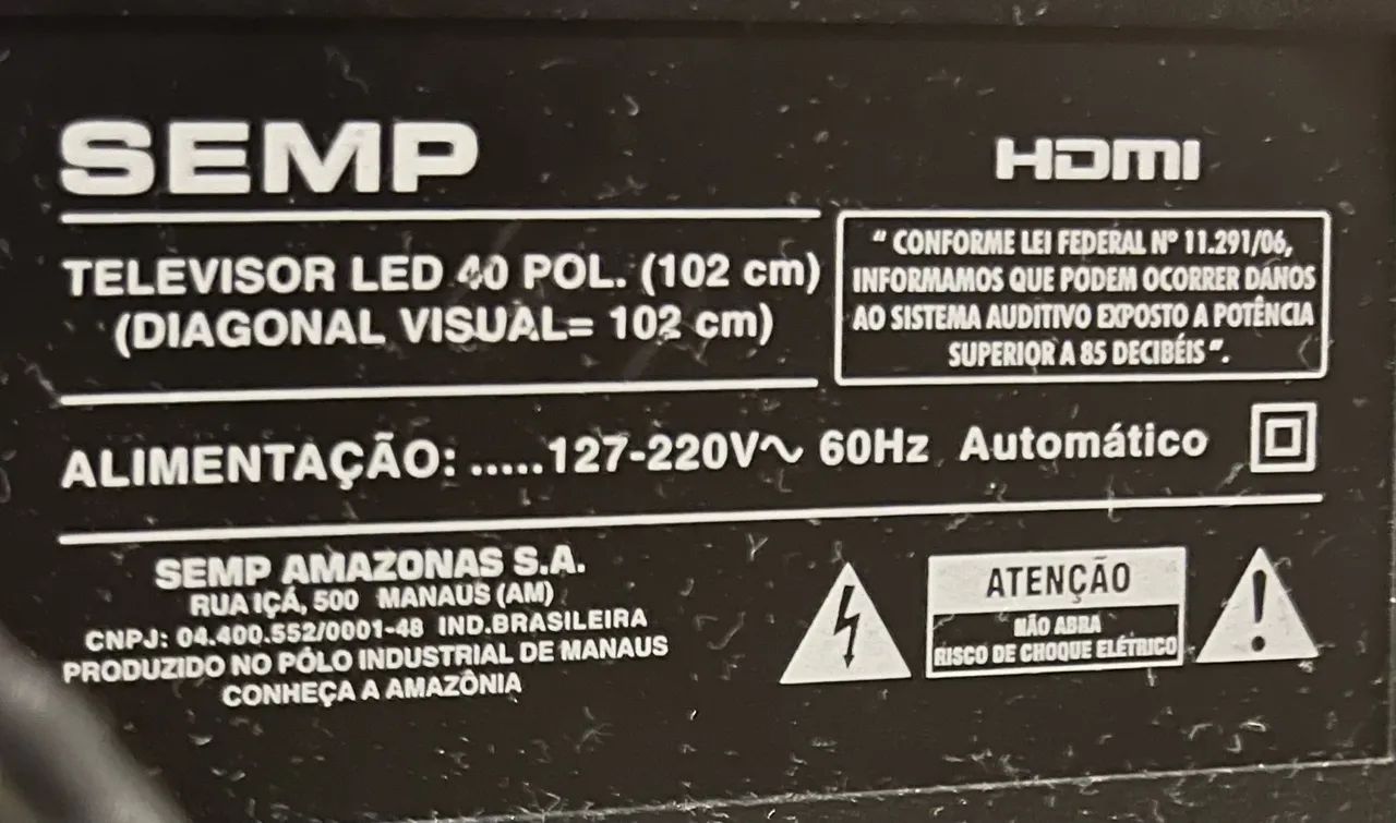 TV 40 Polegadas SEMP Toshiba LED Full HD + Roku Streaming Stick 3840X - Foto 2