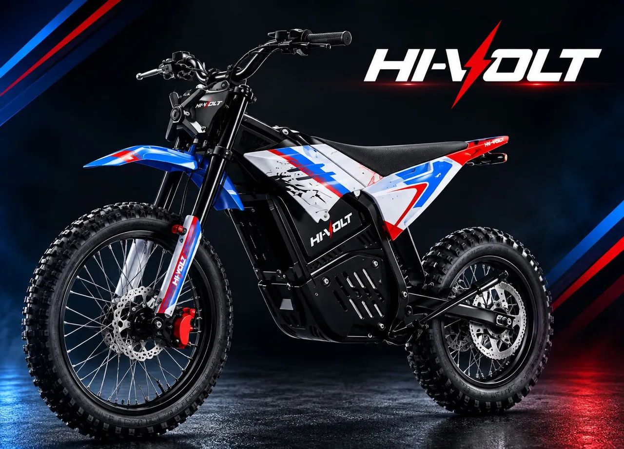 Moto elétrica cross trilha 2000w HI-VOLT 
