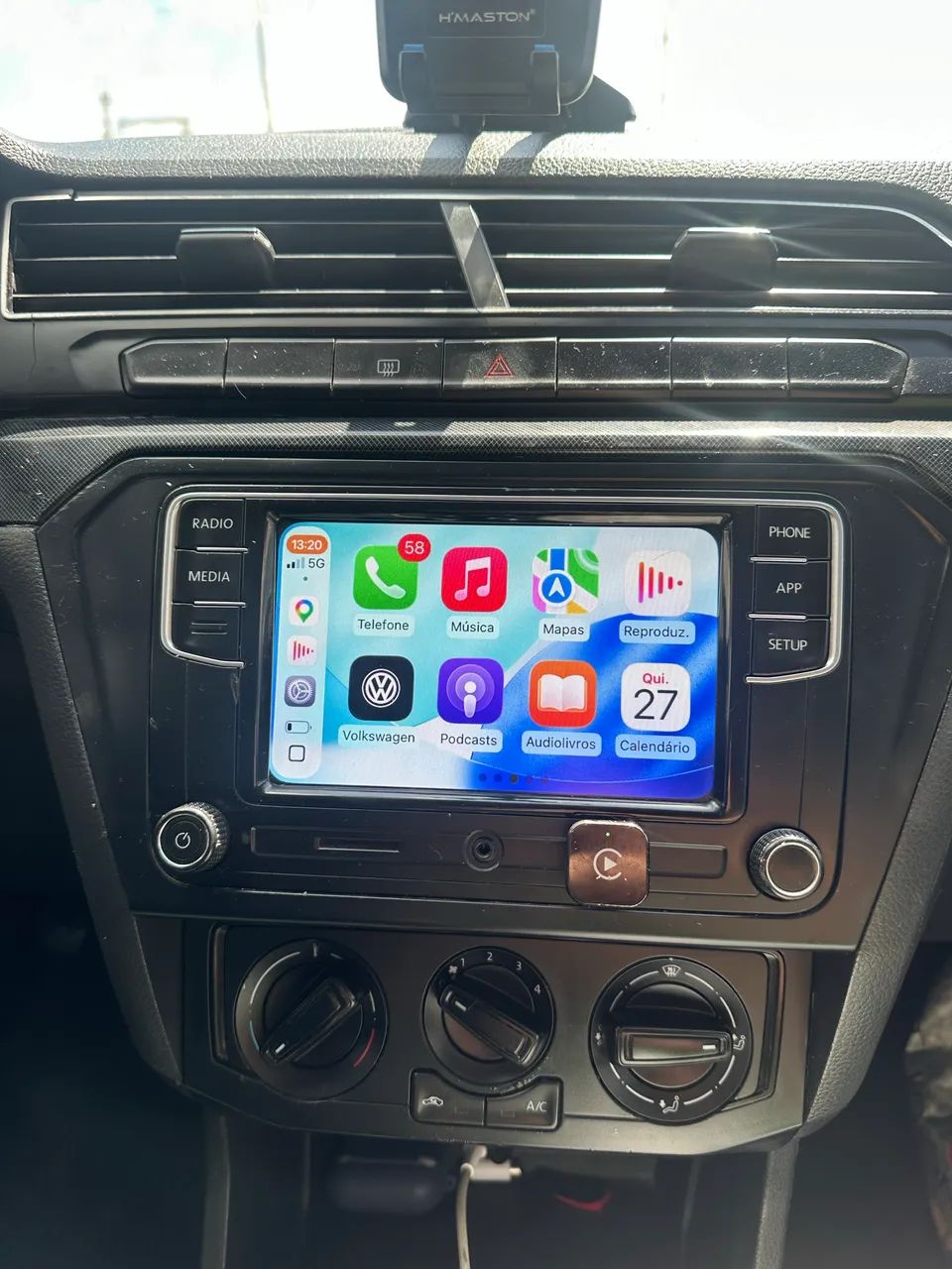 Multimídia Original VW Gol G7 2017 c/ Apple CarPlay - Foto 2
