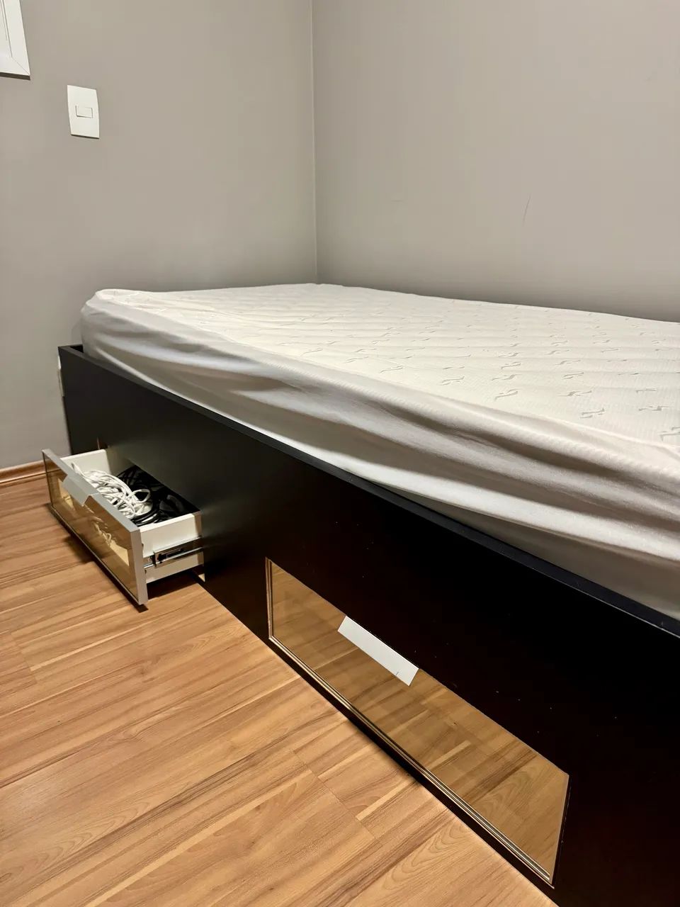 Cama de solteiro com colchão - Foto 5