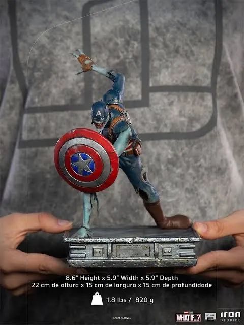 Captain America Zombie 1/10 Scale What If? Iron Studios