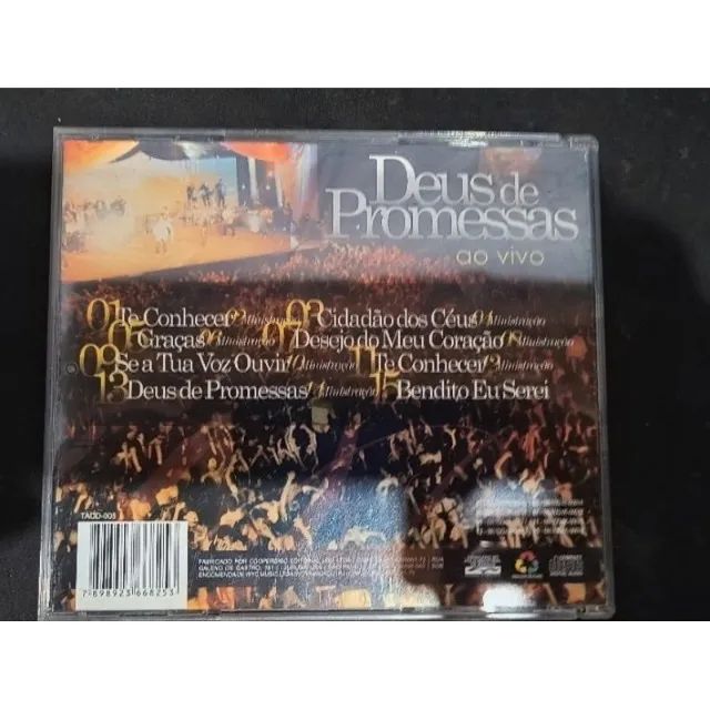 Cd Deus de Promessas - Toque no Altar - Foto 2