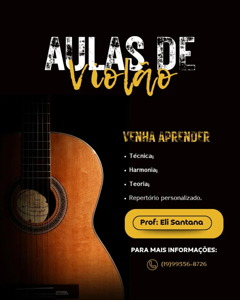 Aulas de violão 
