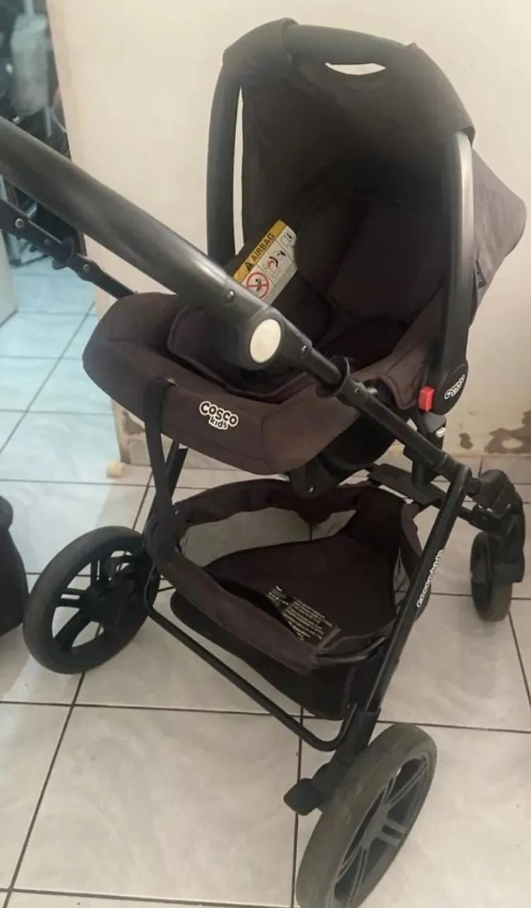 CARRINHO DE BEBÊ COSCO + BB CONFORTO  - Foto 3