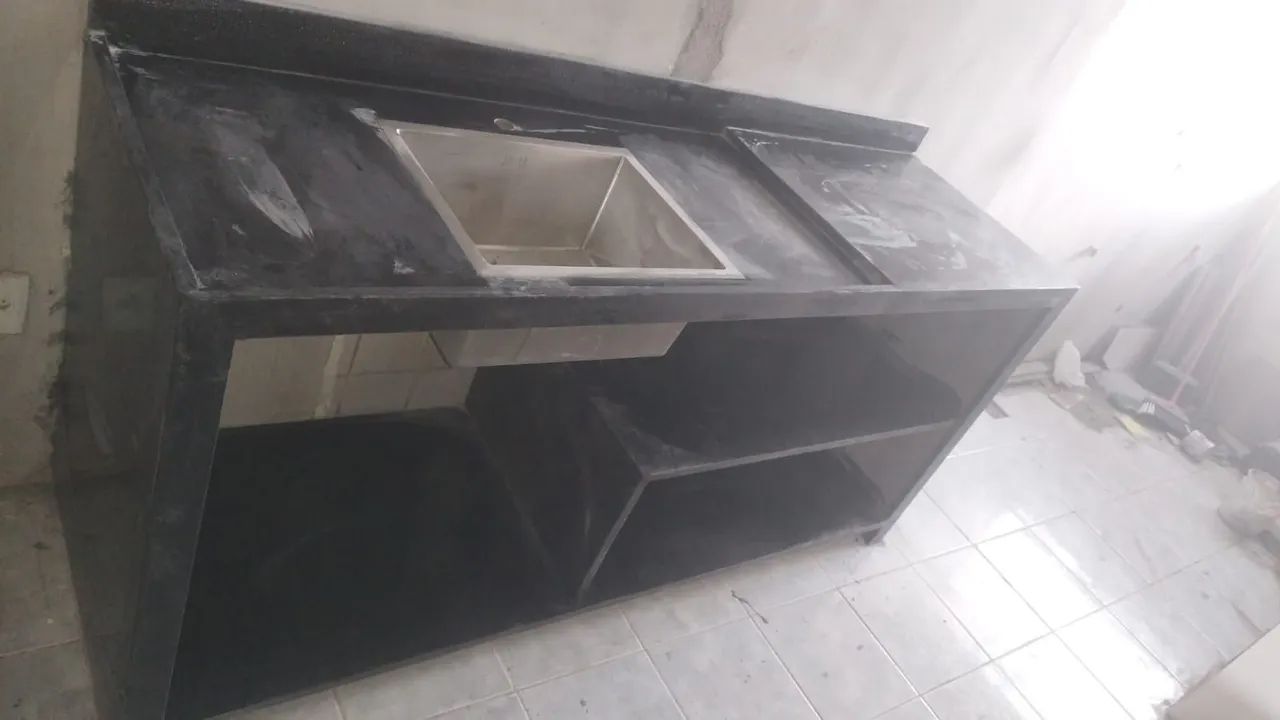 Bancadas de mármores, granitos e porcelanato 