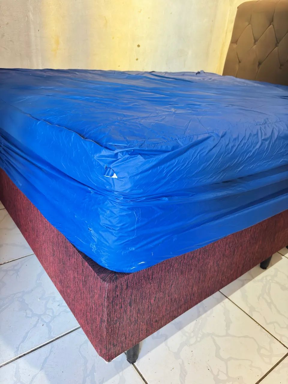 CAMA BOX QUEEN COM CABECEIRA (3 partes) - Foto 3