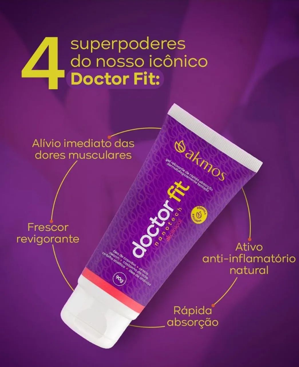 Gel relaxante Doctor Fit para massagem  - Foto 2