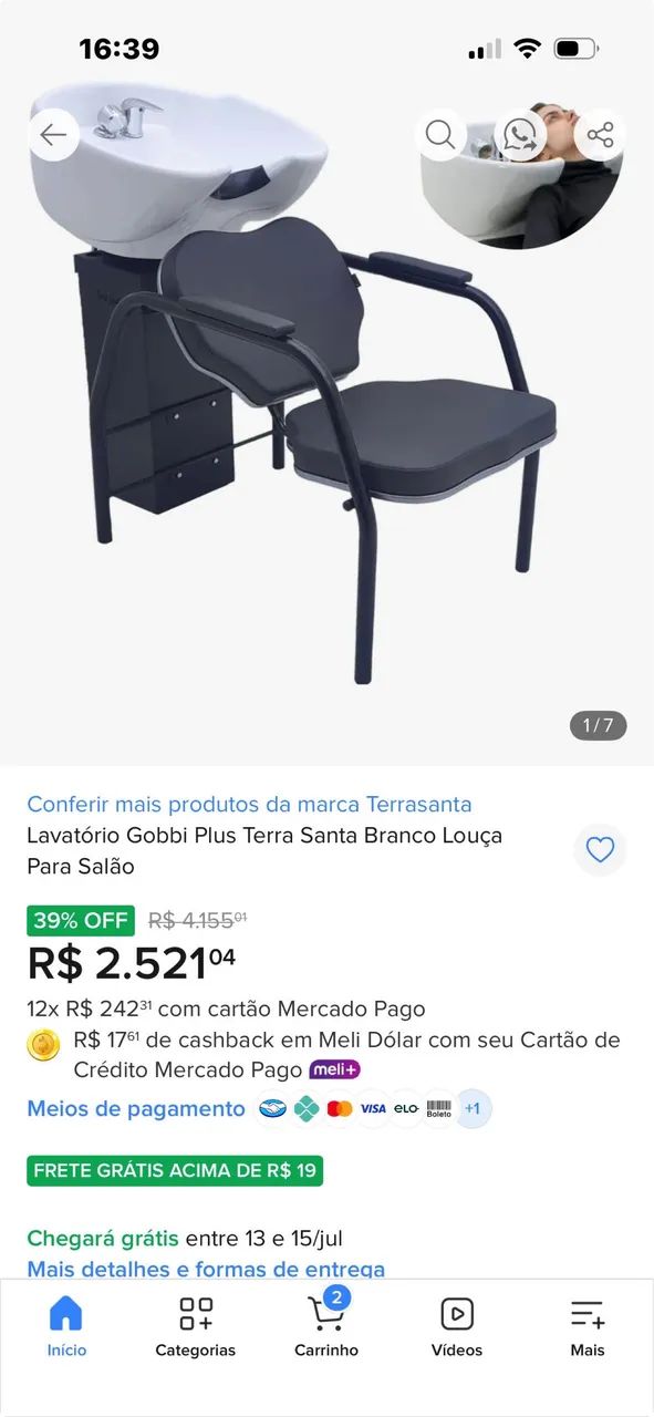? Lavatório para Salão de Beleza - Excelente Oportunidade! ? - Foto 3