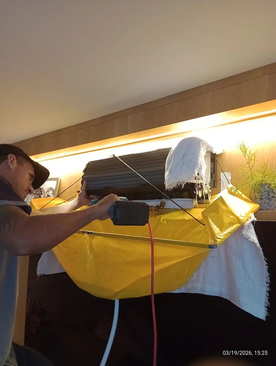 Limpeza de ar condicionado 