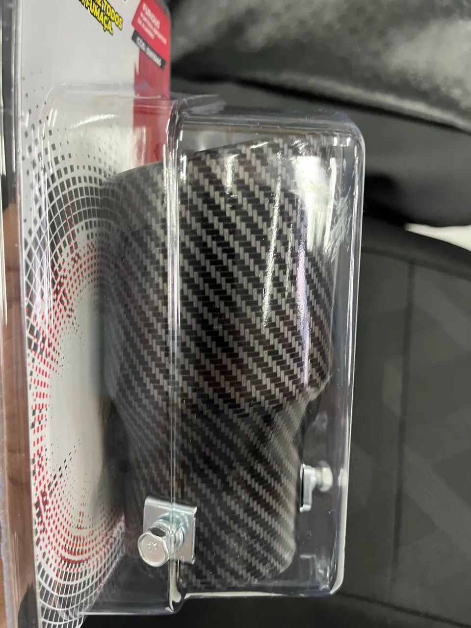 PONTEIRA ESPORTIVA UNIVERSAL - ESTILO CARBONO  - Foto 2
