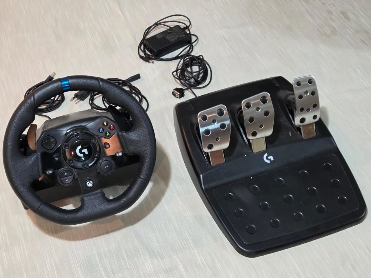 Volante gamer com pedal  - Foto 3