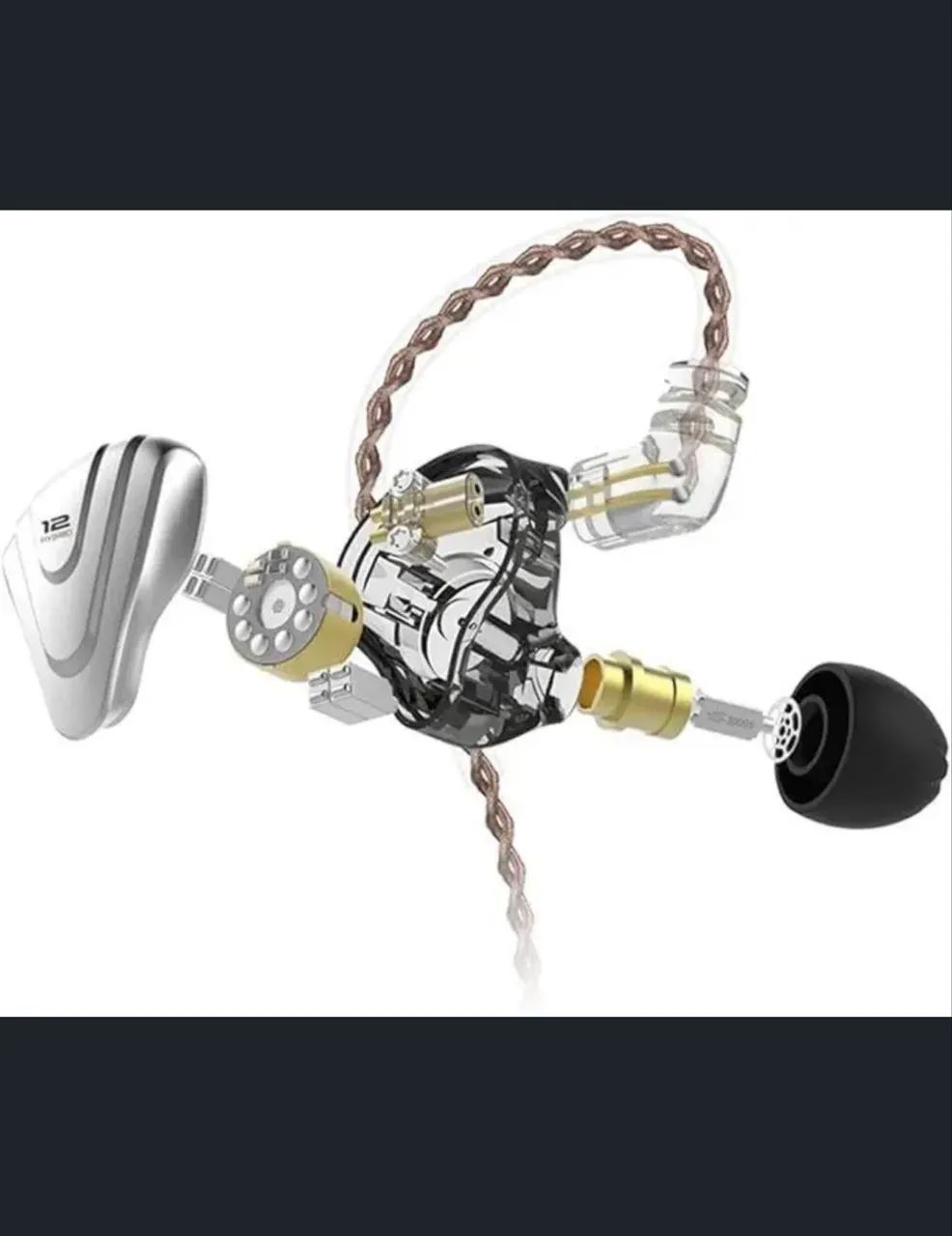 Fone KZ ZSX Terminator 12 Drivers Híbrido - Fones de Ouvido - São