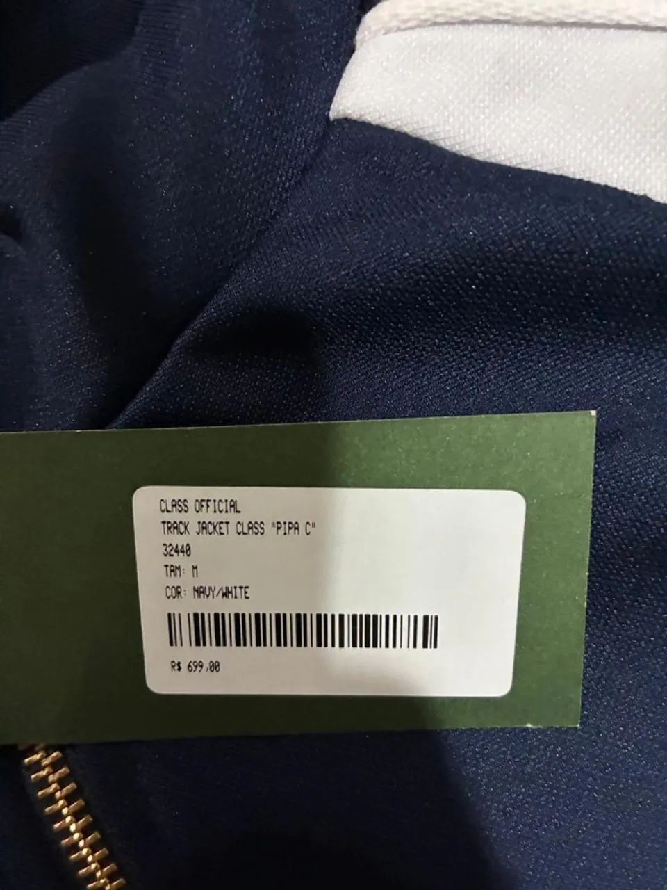 TRACK JACKET CLASS "PIPA C" NAVY/WHITE - Foto 2