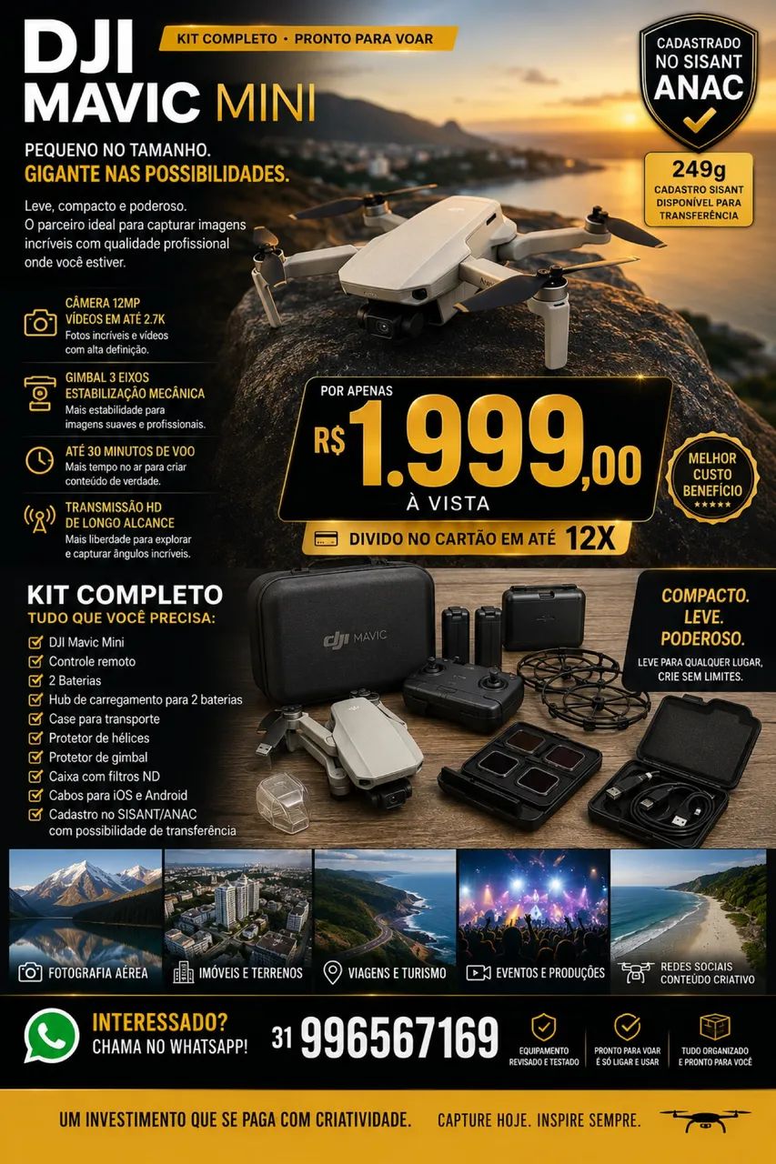 Drone DJI Marvic Mini - Foto 2
