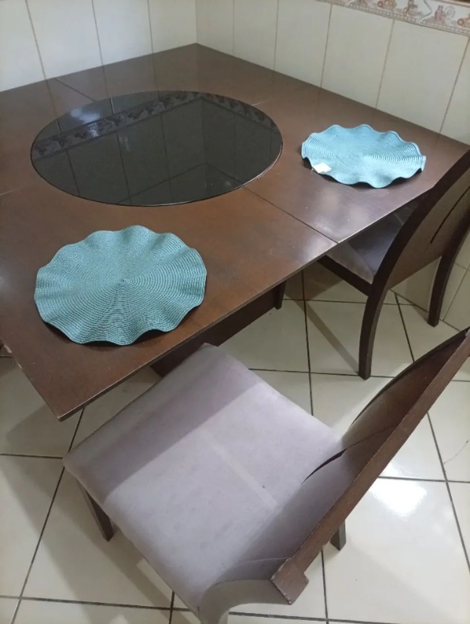 Mesa de jantar rotatória  - Foto 4