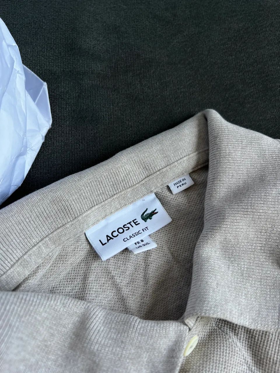 Camisa Lacoste Cinza  - Foto 3