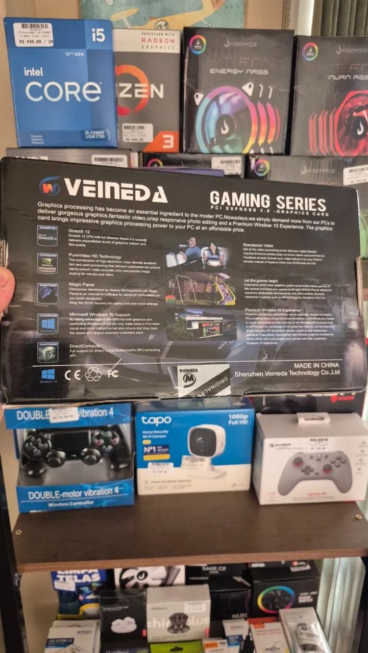Placa de vídeo RX 580 8GB DDR5 Veineda nova lacrada com garantia! - Foto 2