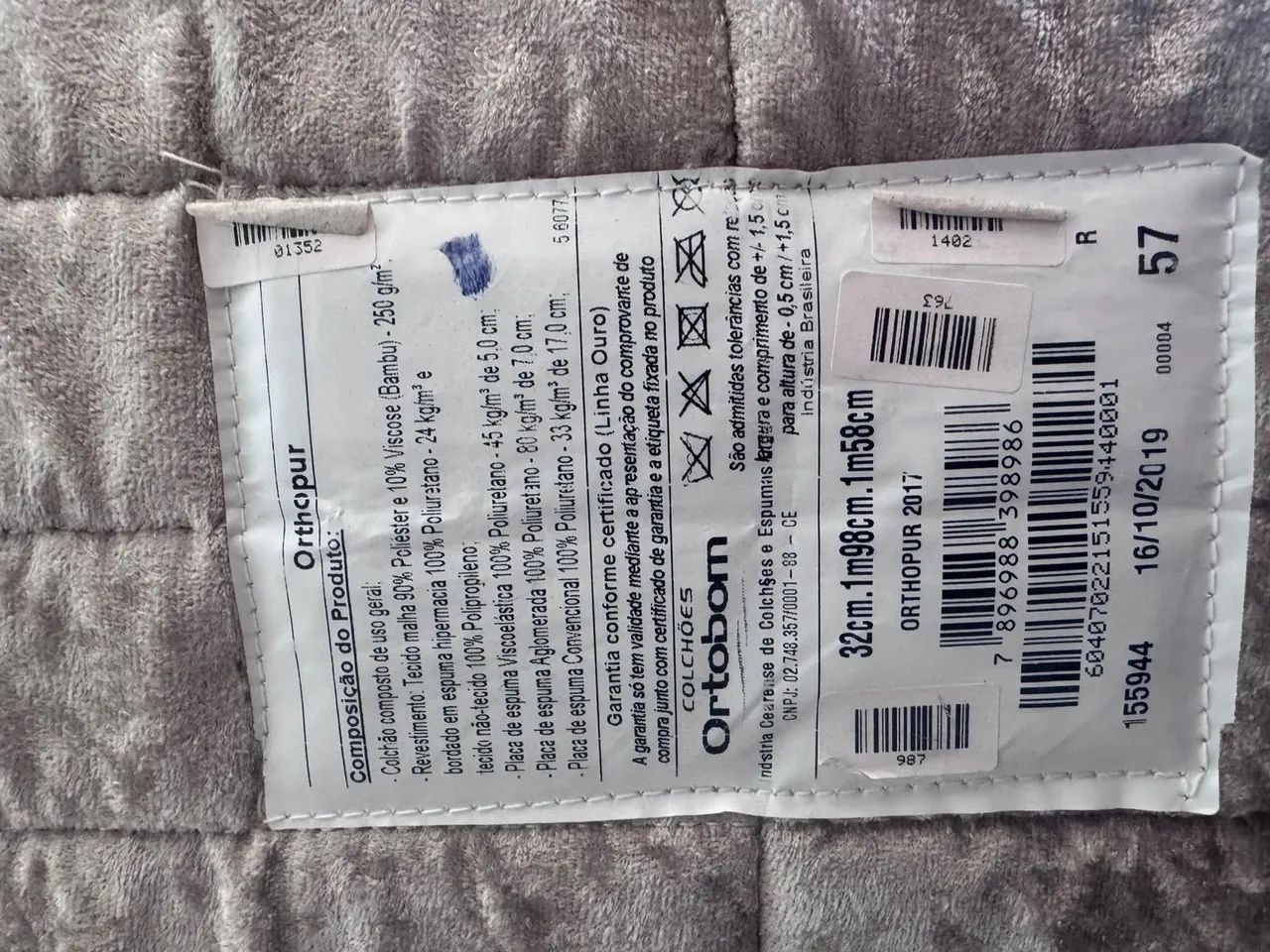 Cama ortobom orthopur queen size com baú - Foto 5