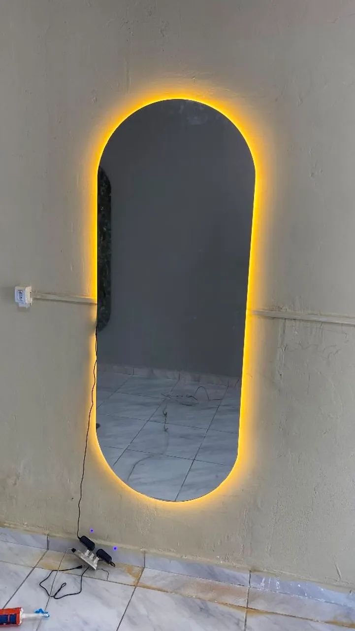 Espelho com led novo