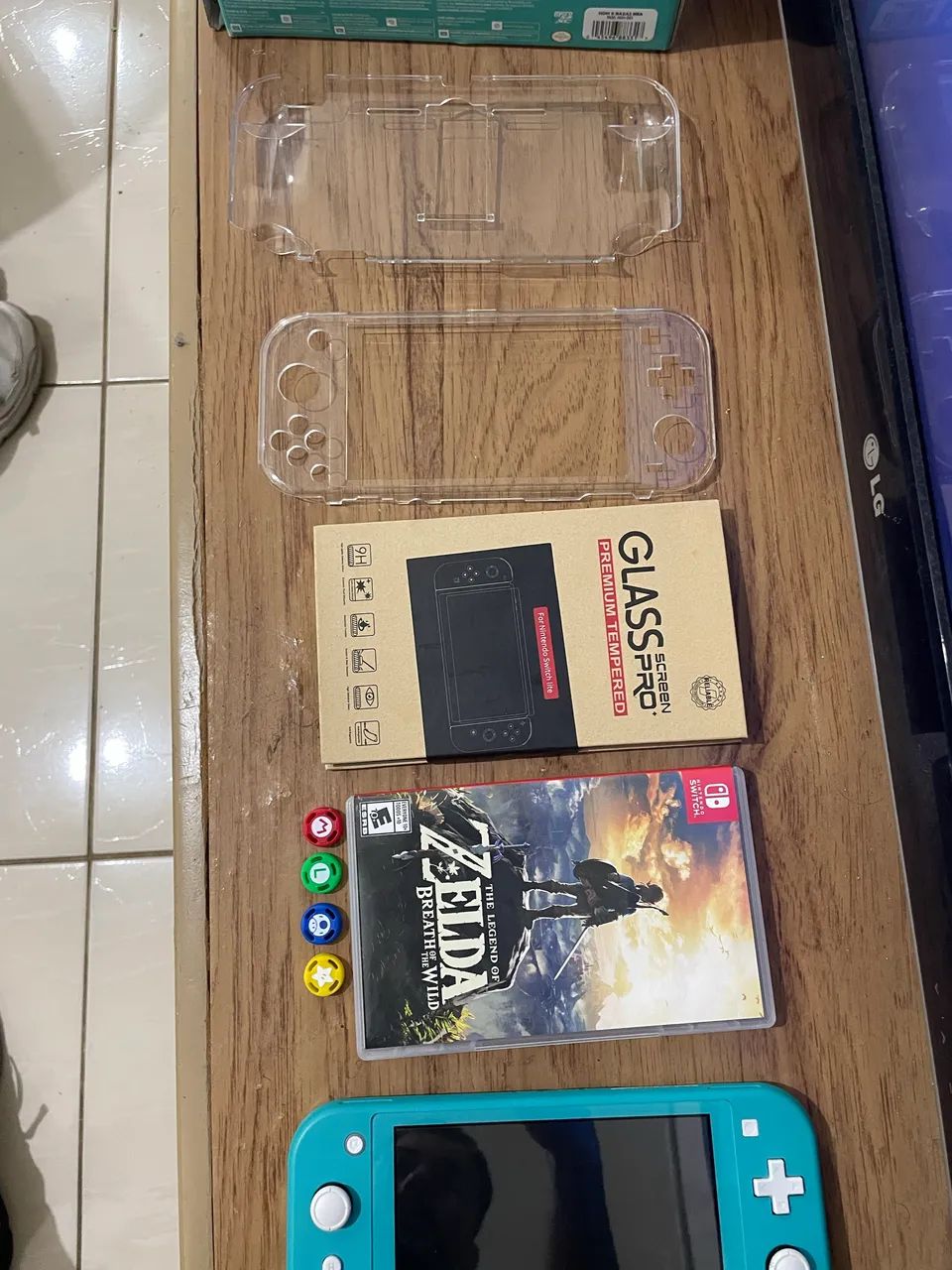 Nintendo Switch Lite 128gb + Zelda Mídia física + Jogos mídia