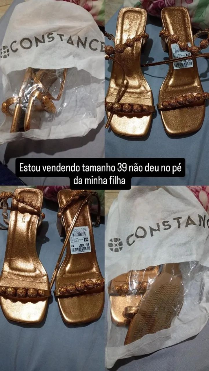 Sandália semi nova