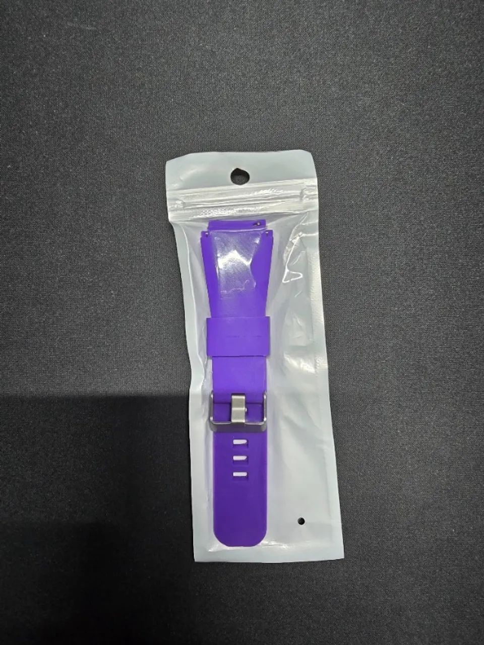 Kit Pulseiras 22mm Smartwatch - Verde Piscina, Roxo, Azul Céu, Verde Limão, Laranja - Foto 3