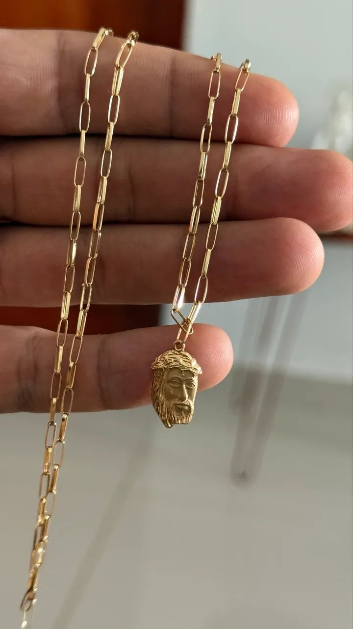 Corrente ouro 18k nova sem defesa  - Foto 2