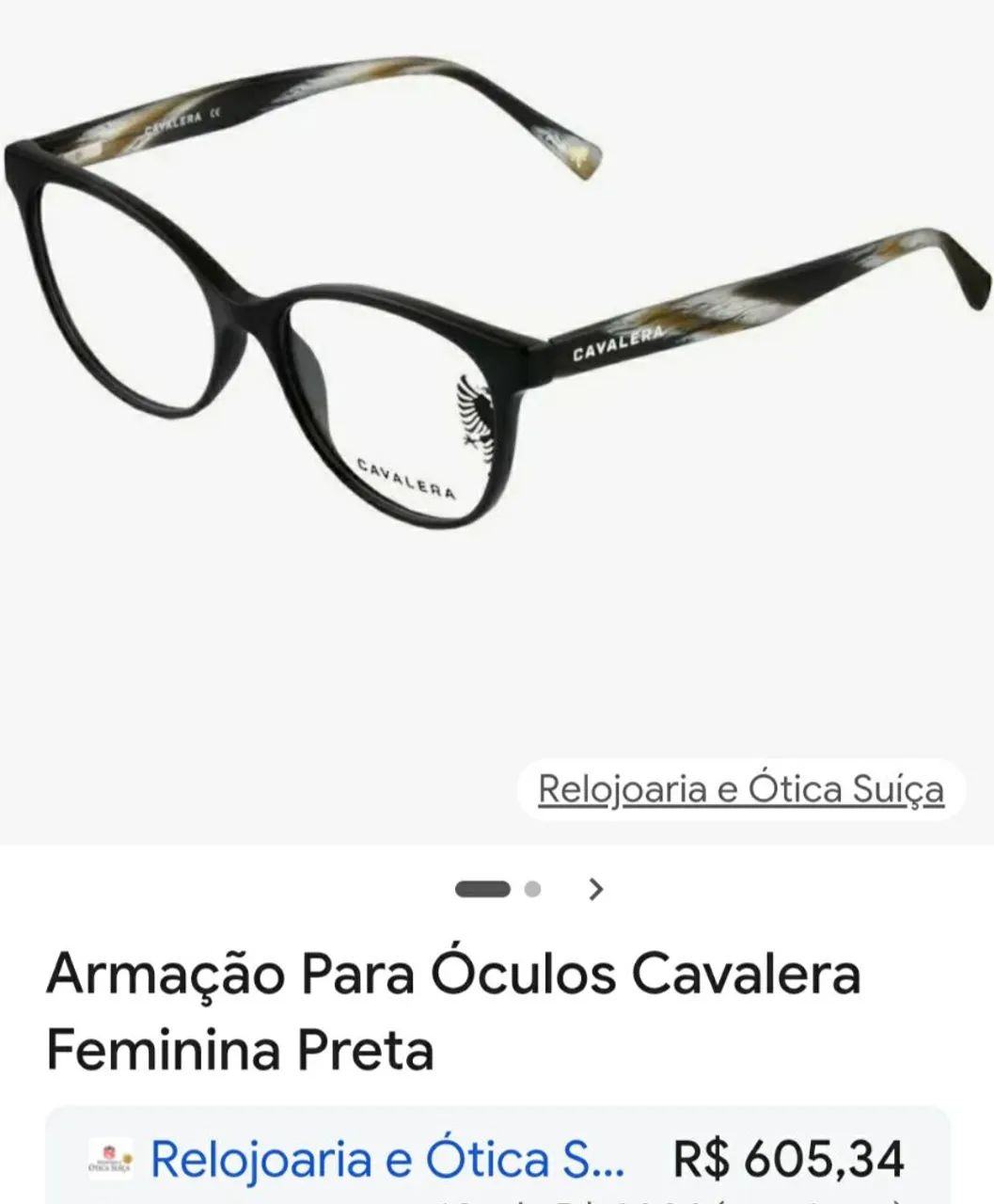 Armação óculos cavalera - Foto 2