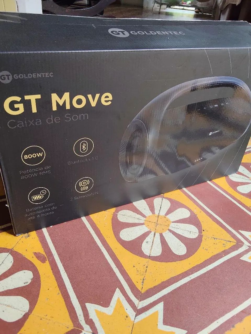 Caixa de som GT move 800w