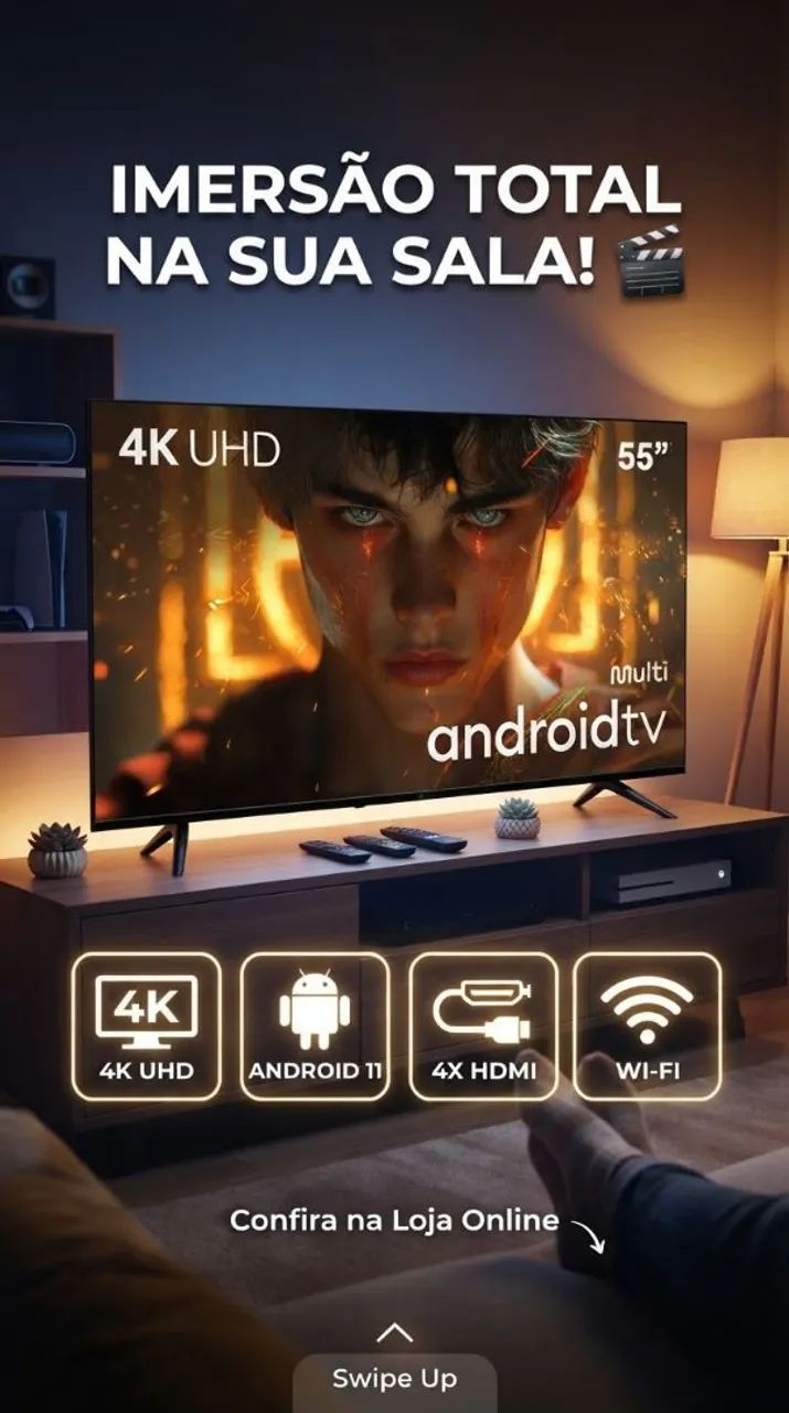 SMART TV DLDE 55 4K MULTI DIFINIONT ANDROID