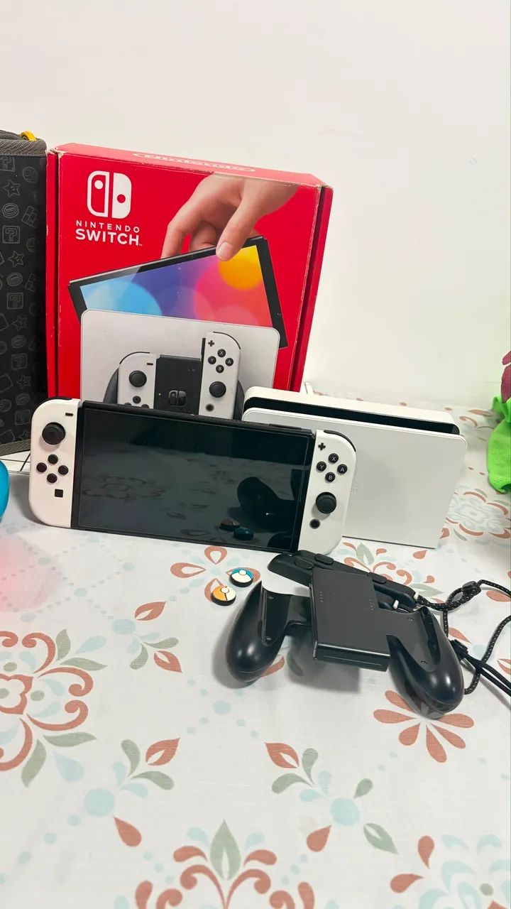 Nintendo Switch OLED completo com acessórios  - Foto 3