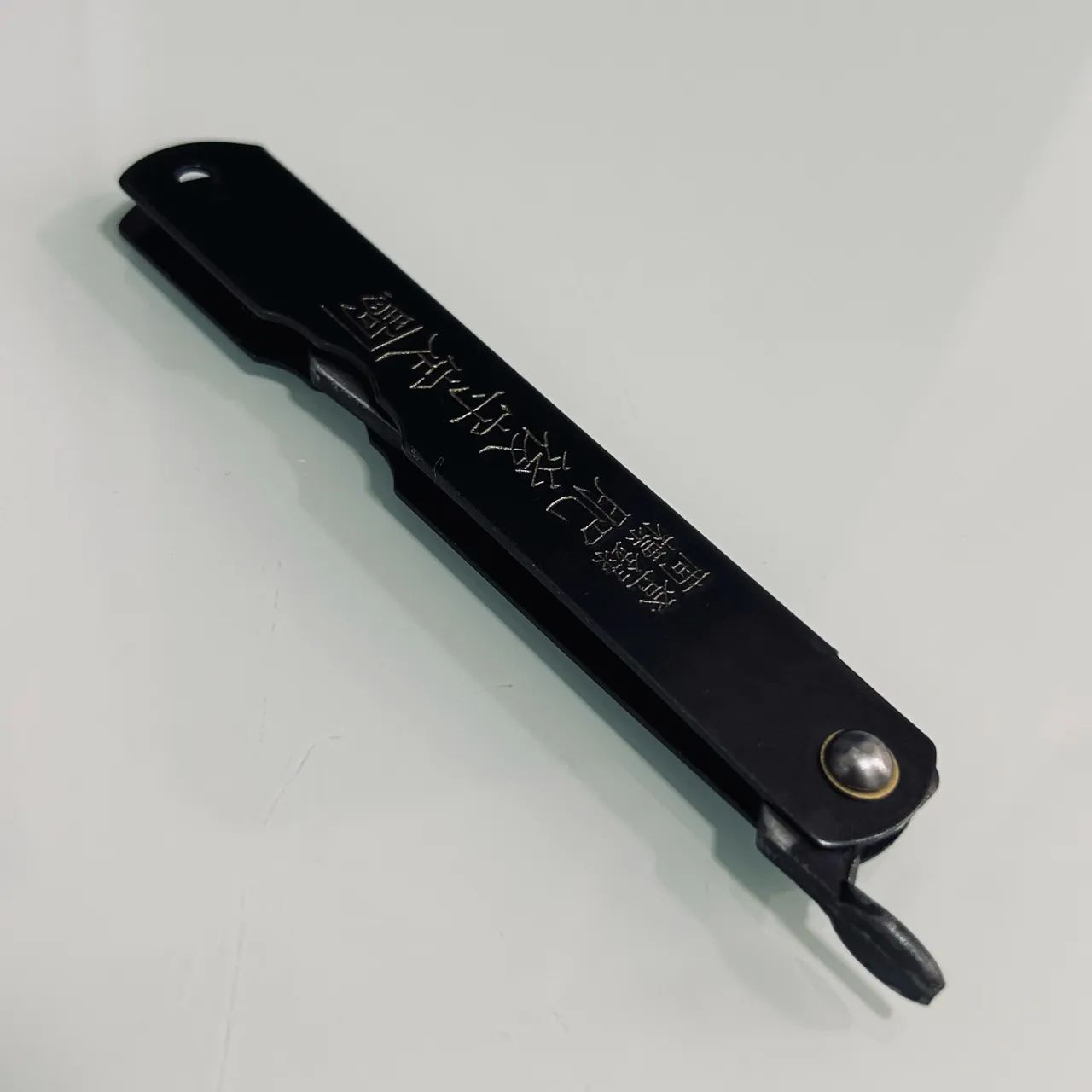 Canivete Faca Higonokami Preta 17cm Japonesa - Foto 3