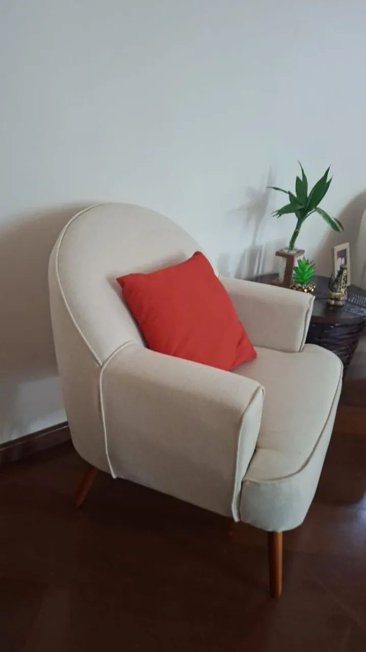 Poltronas vintage reformadas.Perfeito estado - Foto 3