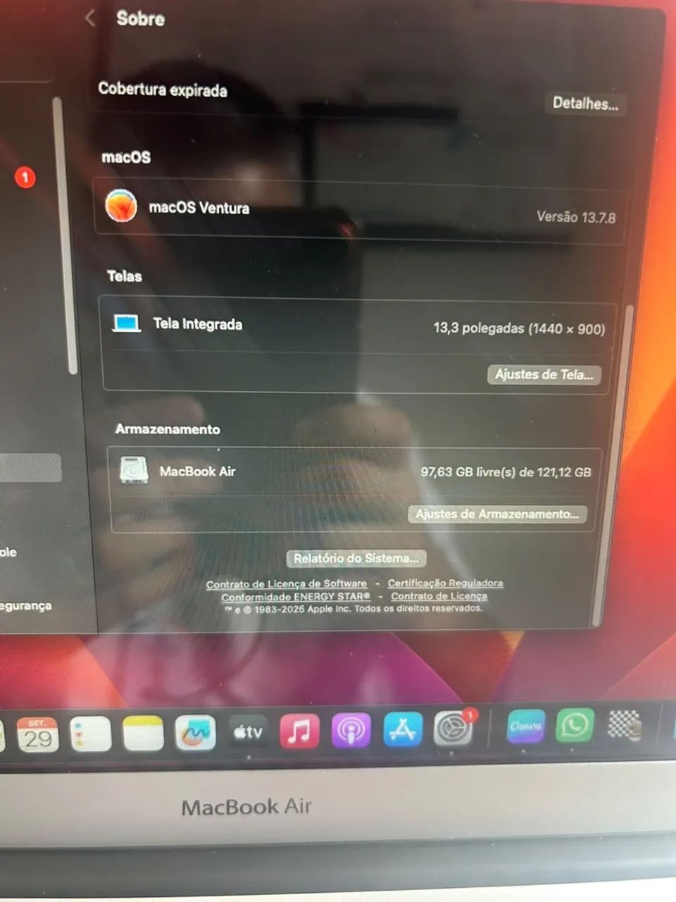 MacBook Air 13? 2017 i5 / 8gb RAM / Ssd 128gb - Foto 3