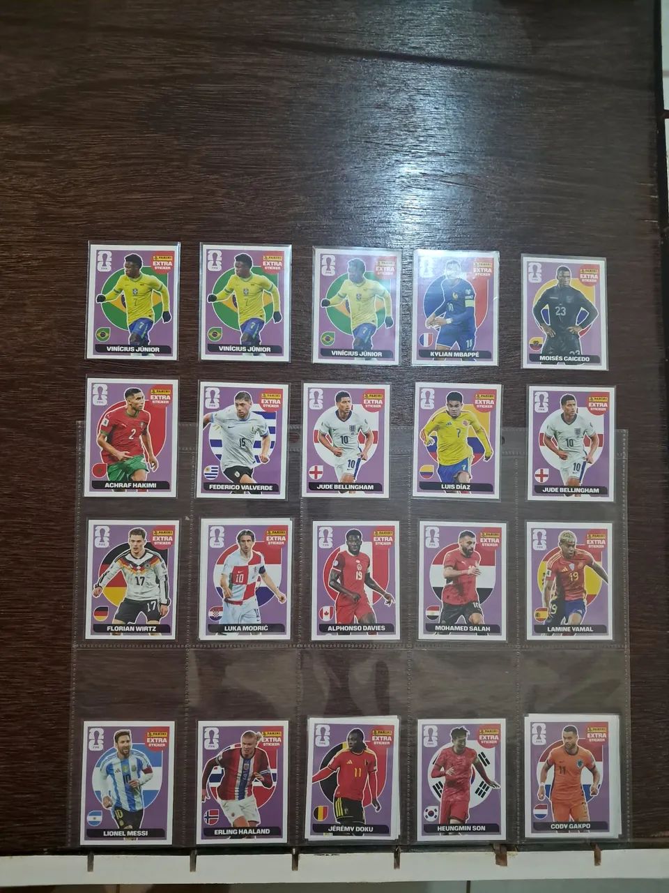 Figurinhas legends lilás copa do mundo 2026 
