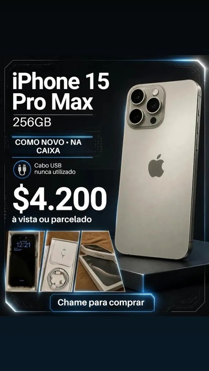 VENDO IPHONE 15 PRO MAX 25GB