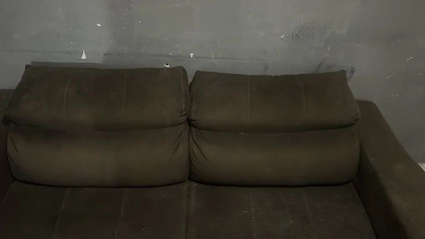 Sofá Retrátil 2 Lugares Marrom  - Foto 2