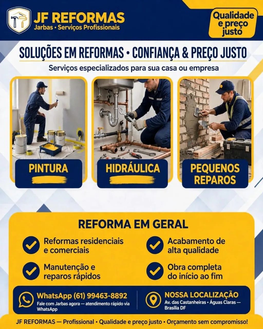 Pedreiro em águas claras Df  - Foto 3