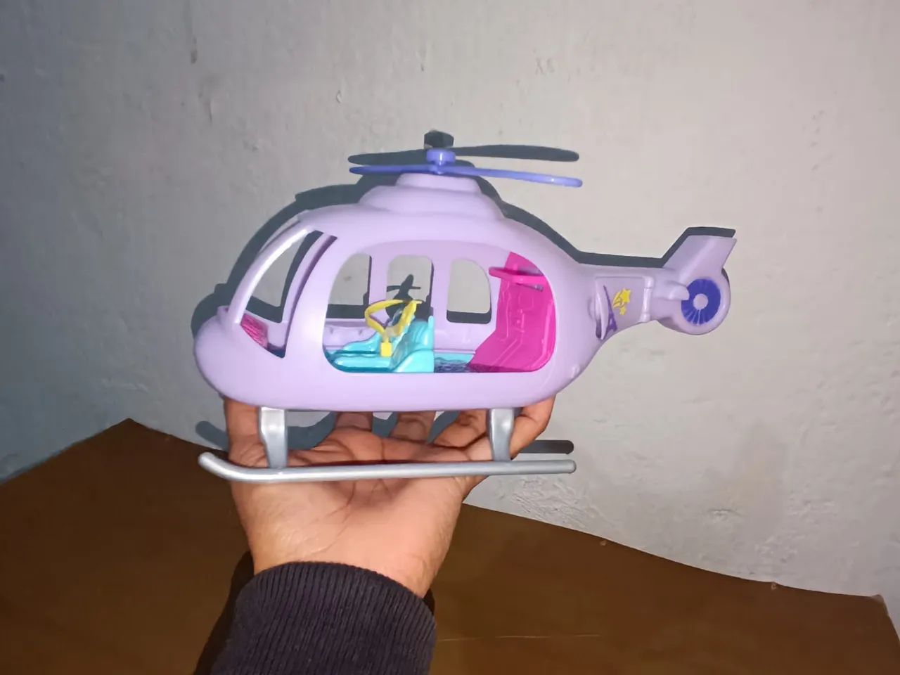 Helicóptero Polly pocket 