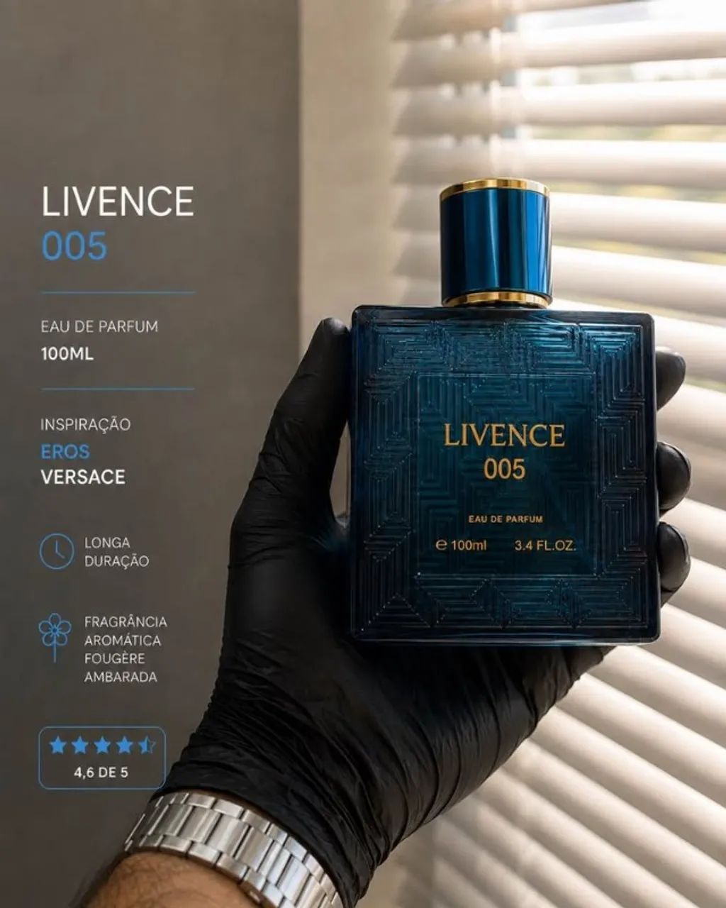 Perfume Versace Eros Masculino - Foto 2