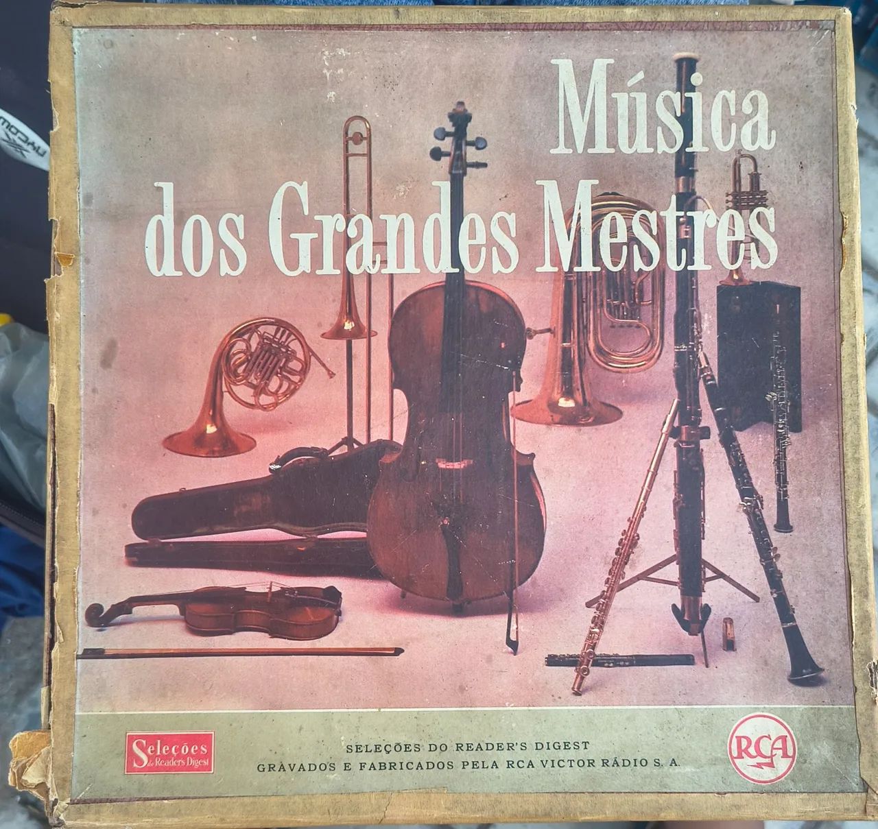 Coleção de discos grandes mestres