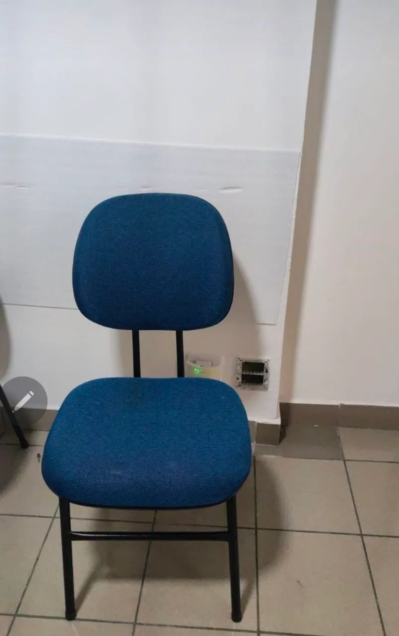 Cadeira fixa estofada 5 un.