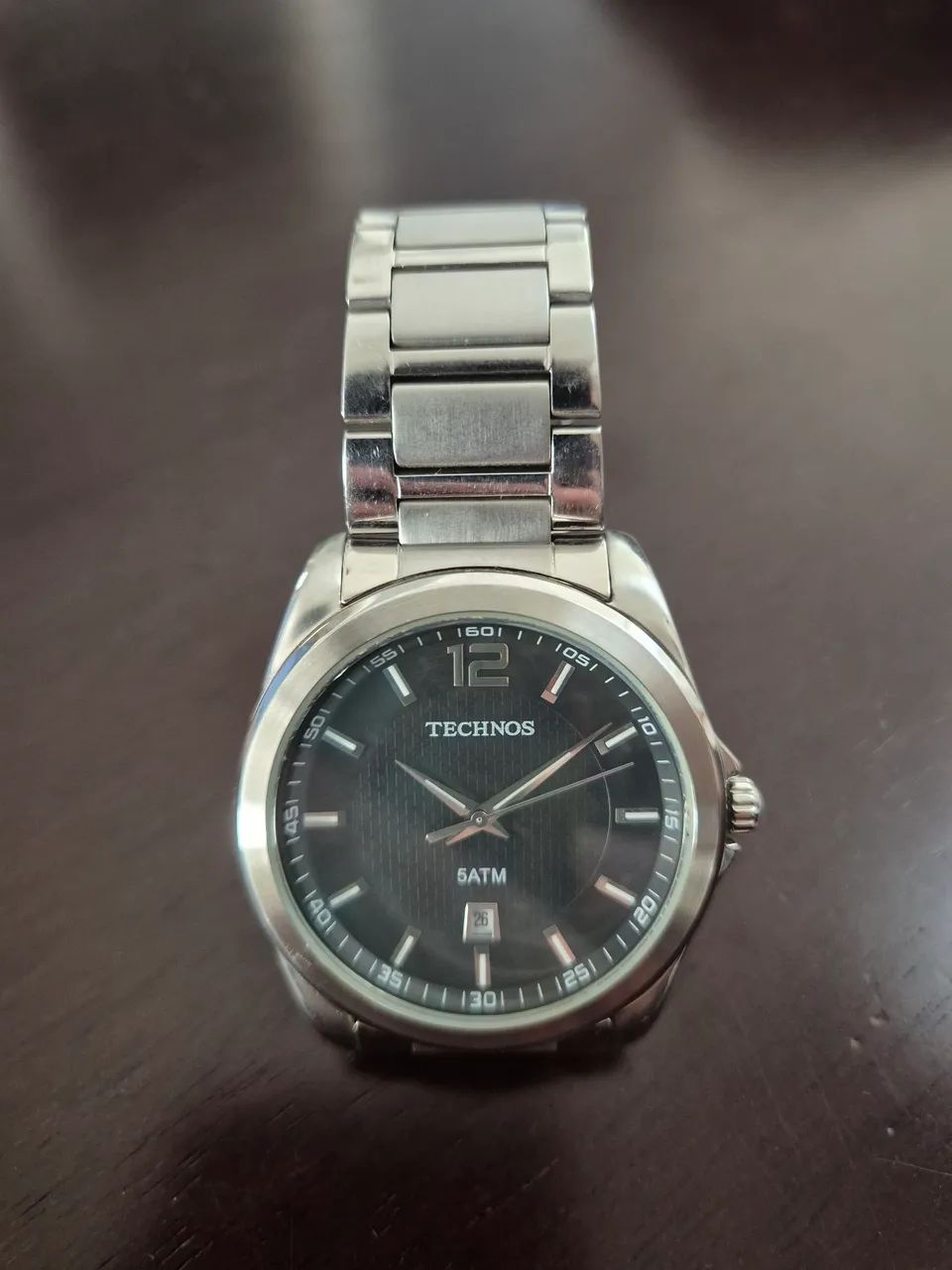 Relógio Analógico Masculino Technos TEC 426 Prata - Foto 2