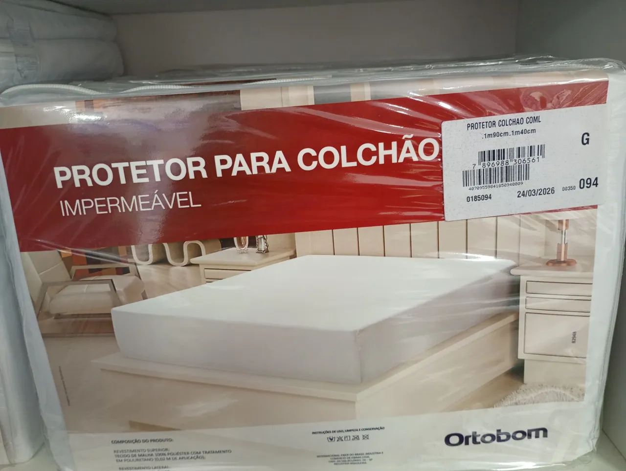 Protetor para colchão ortobom 